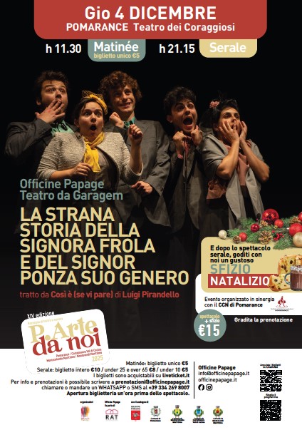 Spettacolo 4 dicembre 2025