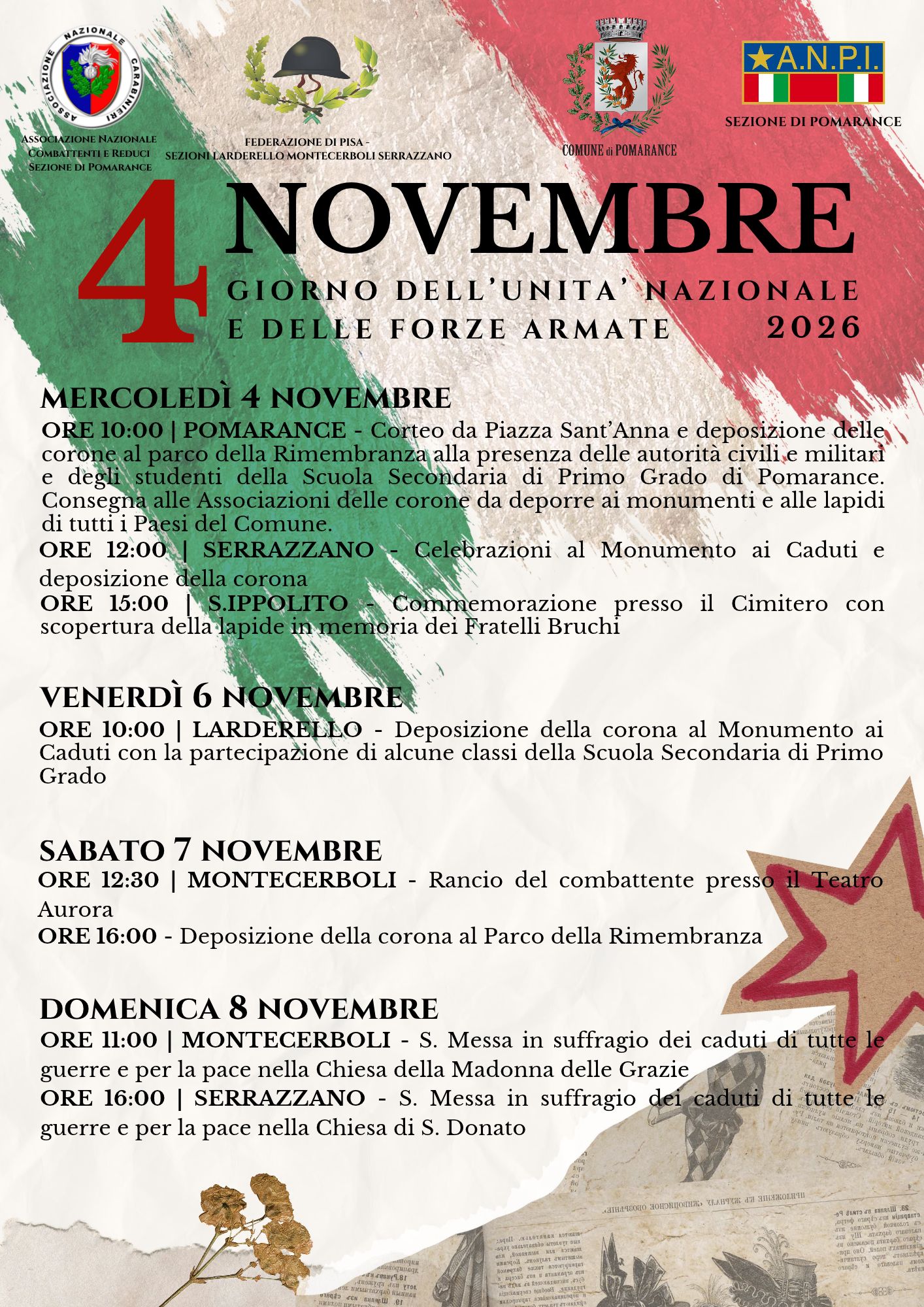 celebrazioni 4 novembre